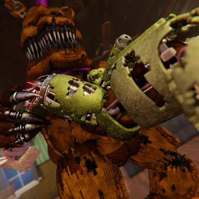 Fredbear (fnaf) - artwork by maulclaw