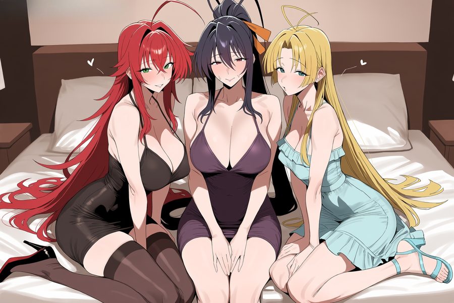 Akeno himejima - artwork by ecchigallery