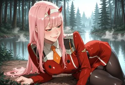 Zero two (darling in the franxx) — artwork by futarush