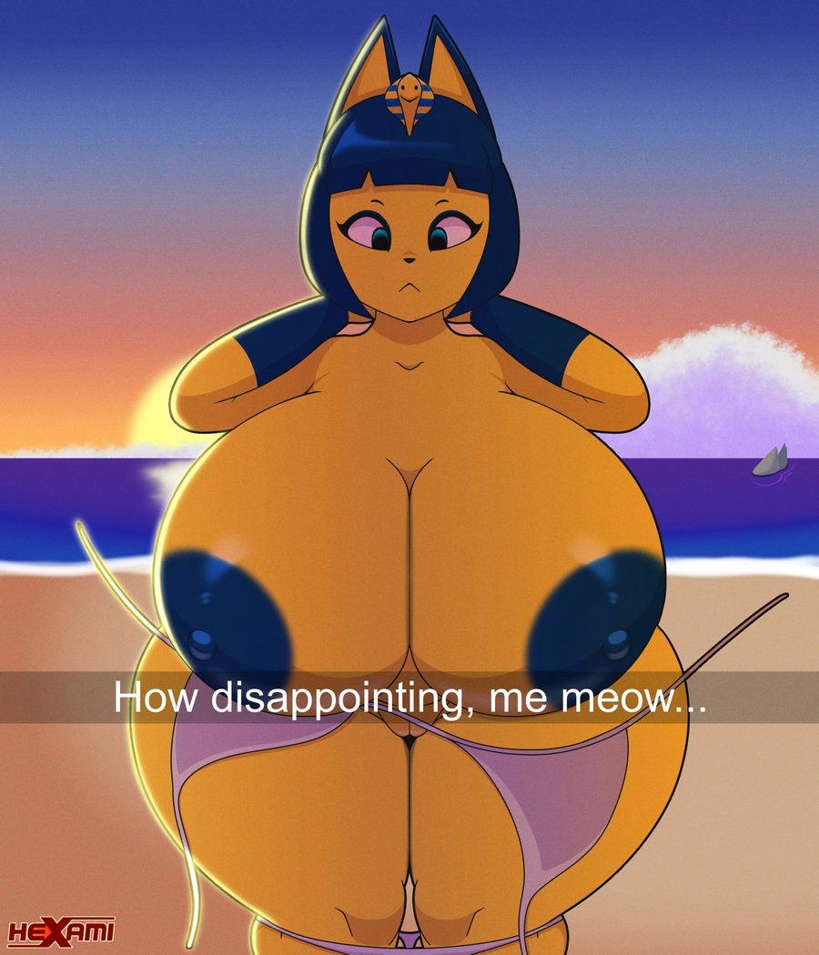 Ankha (animal crossing) - artwork by hexami