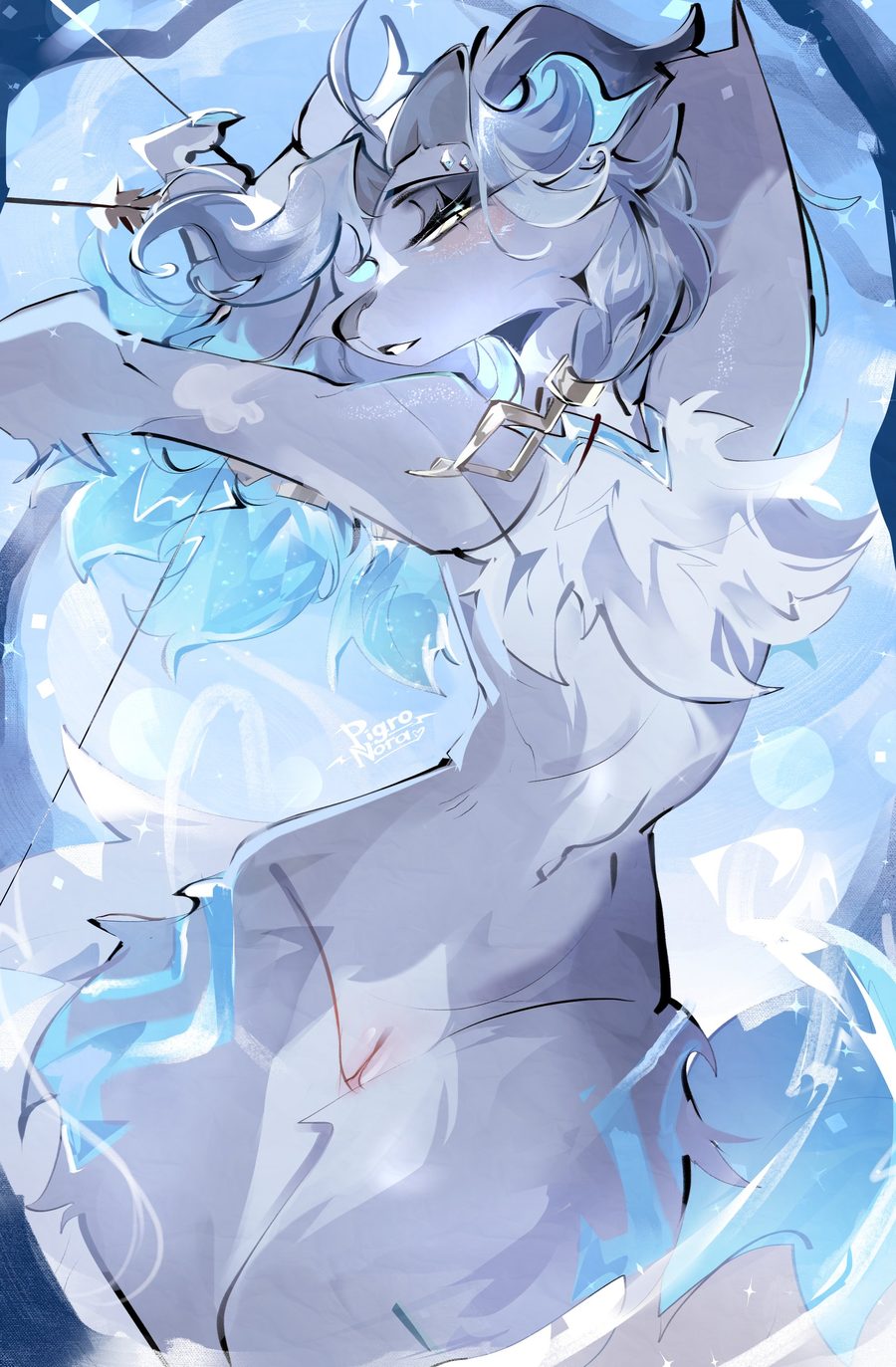 Iryna (genshin impact) - artwork by pigronora