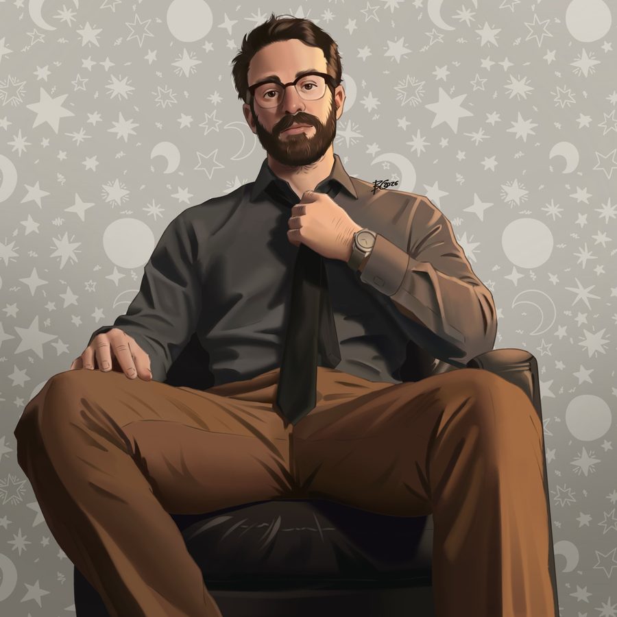 Mr teacher - artwork by zanaphaxis