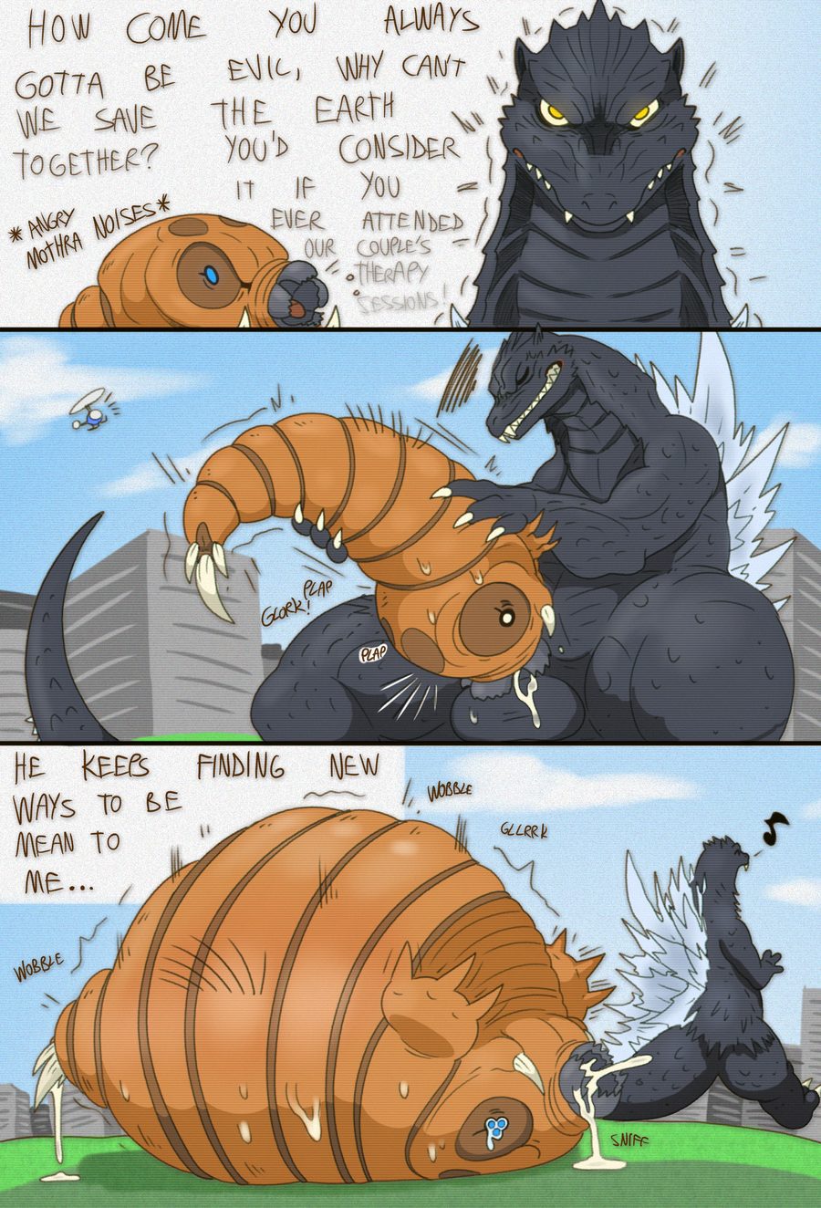 Godzilla - artwork by meatboom