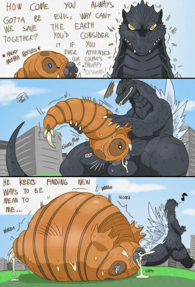 Godzilla - artwork by meatboom