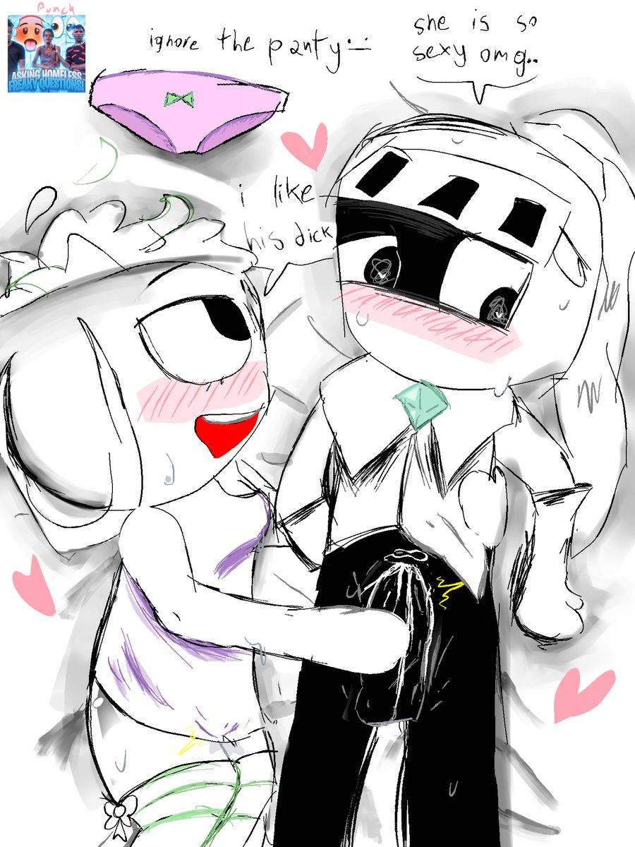 Bassie (dandy's world) - artwork by Idkpunchy