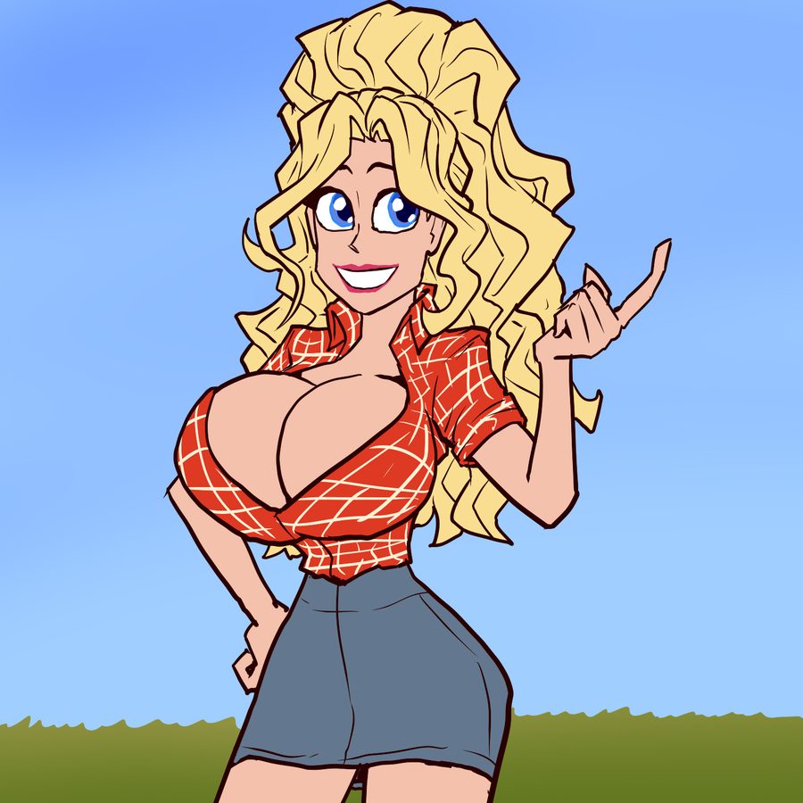 1girls, big ass - artwork by jon freeman