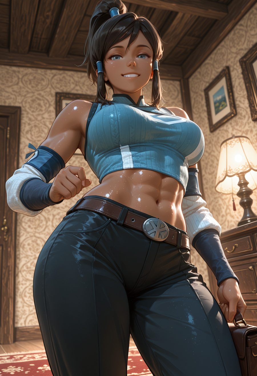 Korra - artwork by kermixx