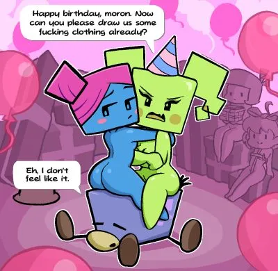 Mimi (super paper mario) — artwork by squogs