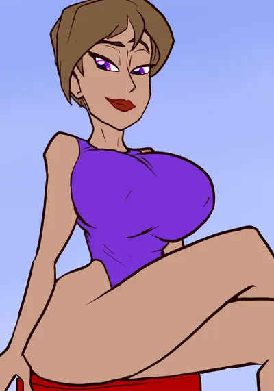 1girls, big ass - artwork by jon freeman