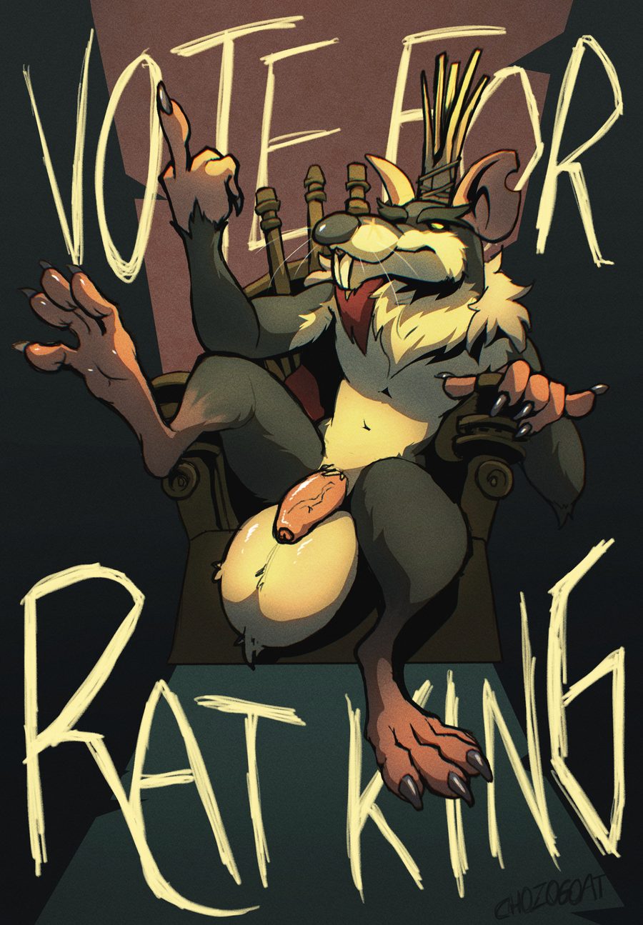 Rat king (deadlock) - artwork by chozogoat