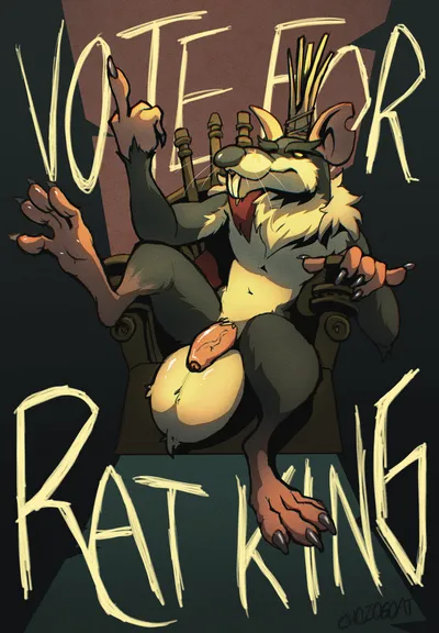 Rat king (deadlock) - artwork by chozogoat