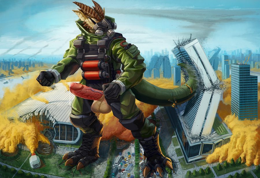 Brutus (pyronite) - artwork by thb886
