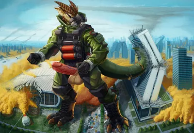Brutus (pyronite) - artwork by thb886