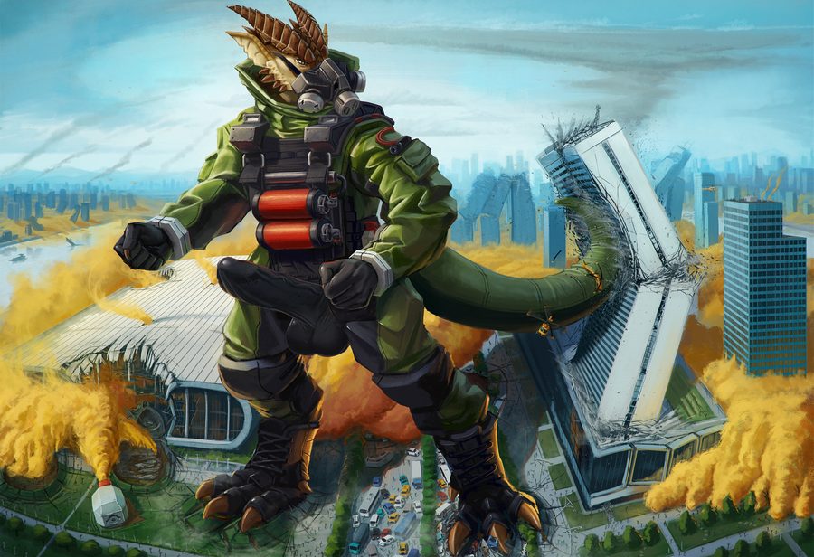 Brutus (pyronite) - artwork by thb886