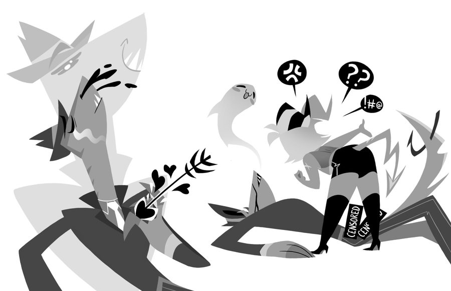 Alessio (helluva boss) - artwork by bot