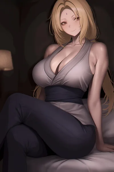 Tsunade - artwork by aiwaifuhub