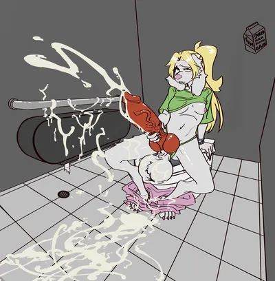 Abs, animal genitalia - artwork by yumspoiledmilk