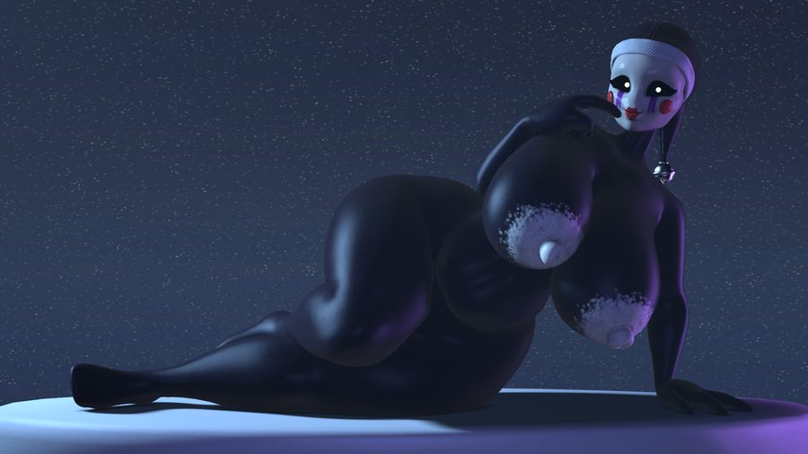 Marionette (fnaf) - artwork by ZBU_2K22