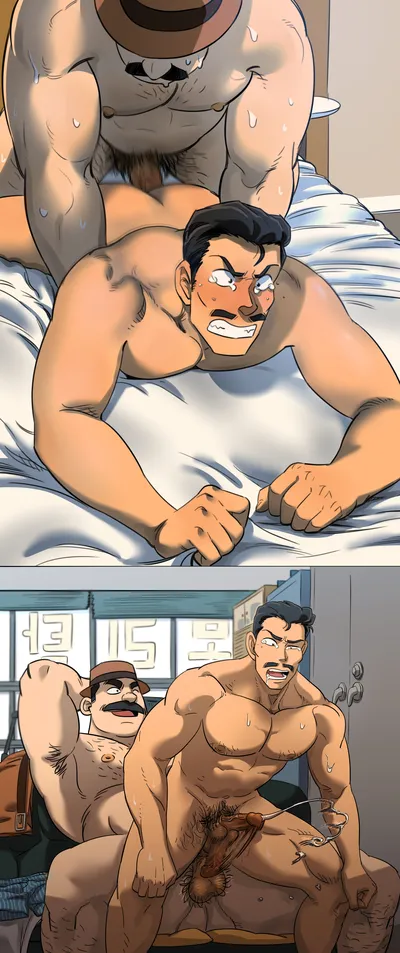 2boys, abs - artwork by unspoken (firebreath110)