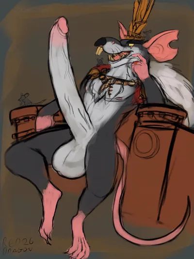 Rat king (deadlock) - artwork by dragonartw (artist)