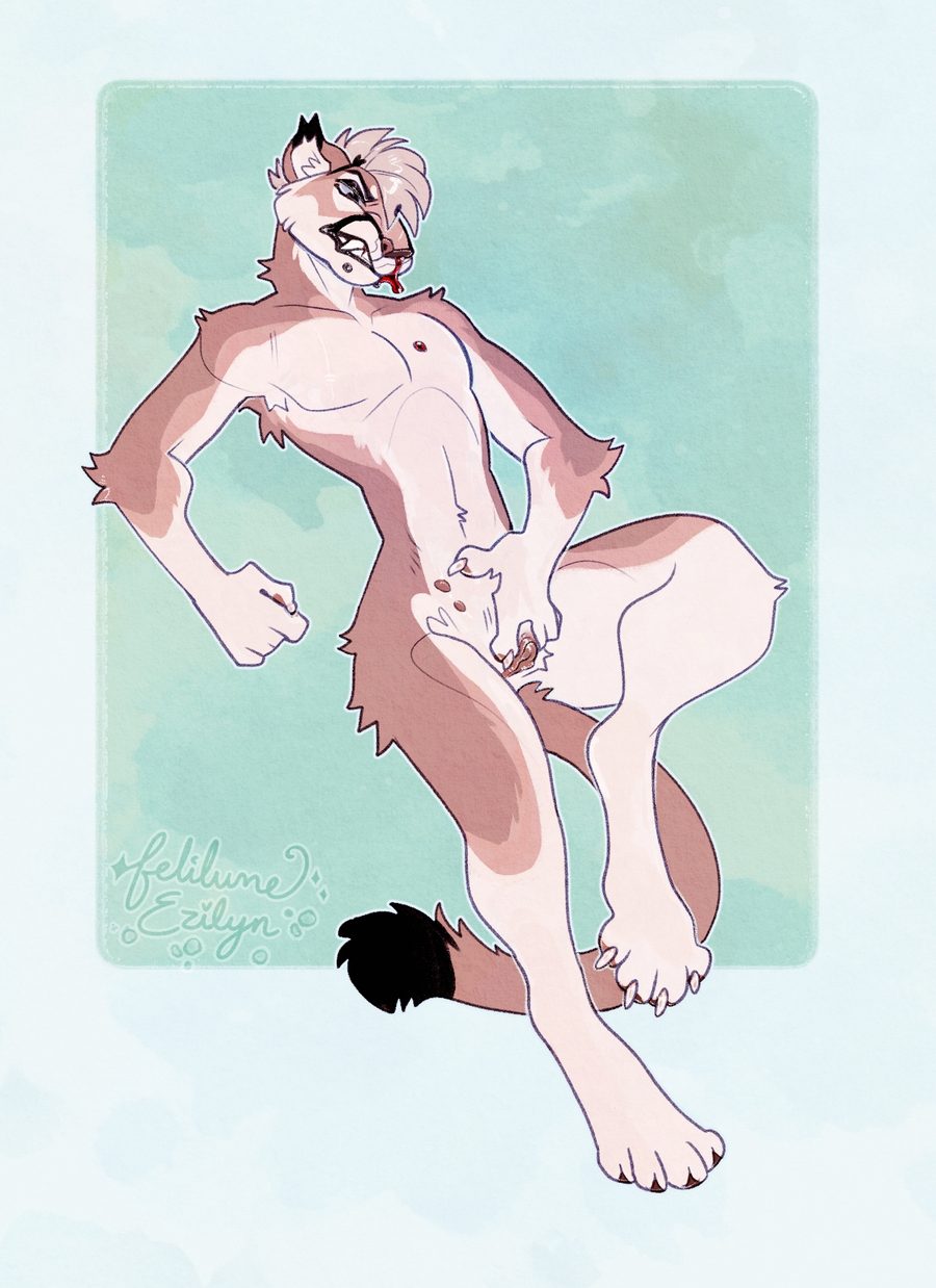 Andromorph, anthro - artwork by bot