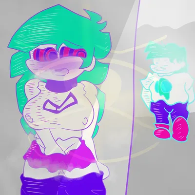Boyfriend (friday night funkin) - artwork by nullatheartist