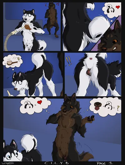 Animal genitalia, anthro - artwork by gthusky