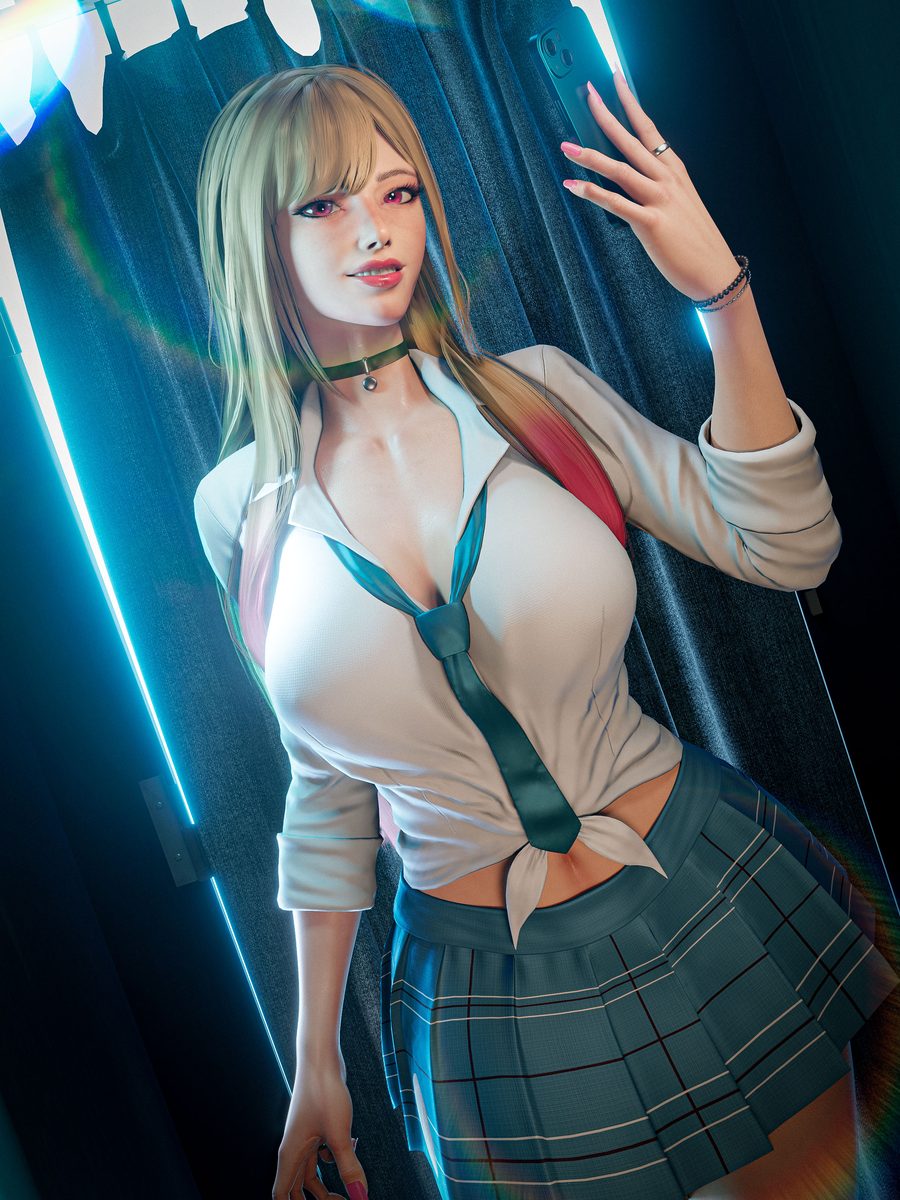 Kitagawa marin - artwork by h69verse