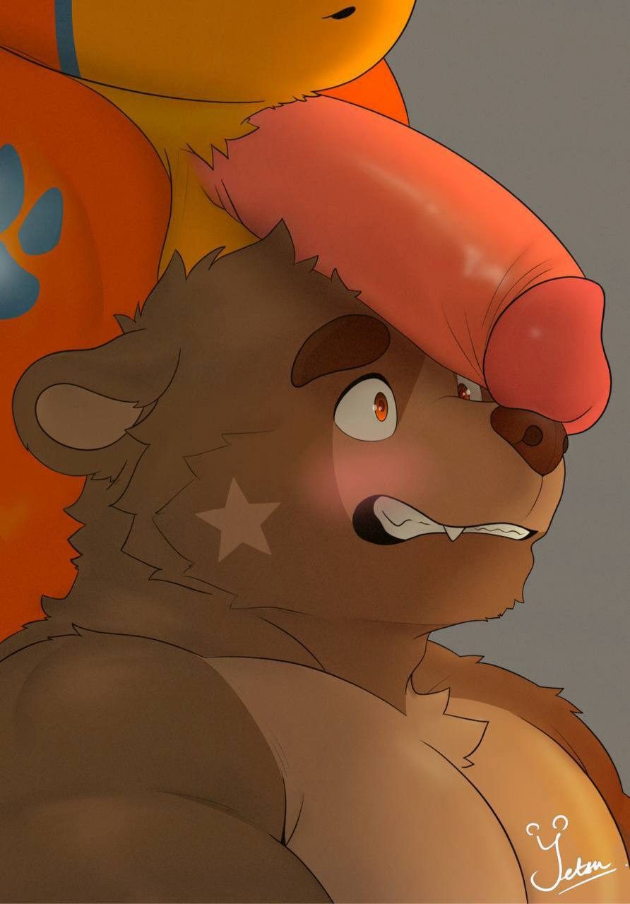 Anthro, anus - artwork by yetsu