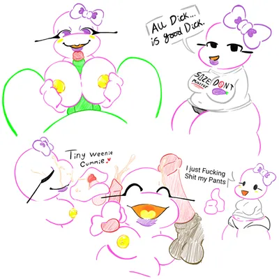Animal genitalia, animal penis - artwork by bot