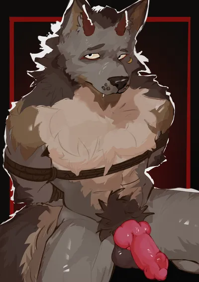 Animal genitalia, animal penis - artwork by bot