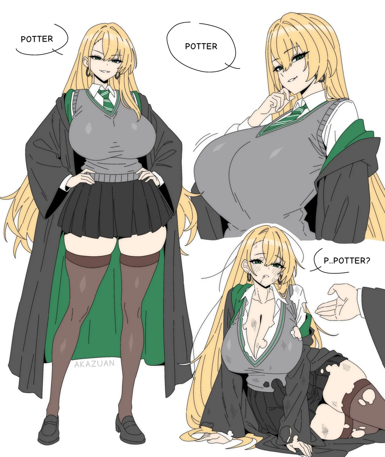 Draco malfoy — artwork by akazuan 19