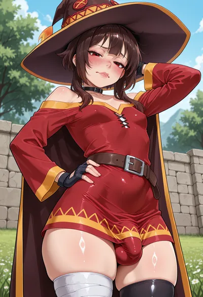 Megumin - artwork by futarush