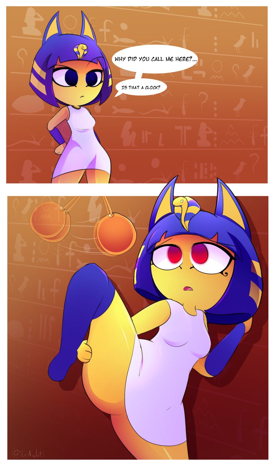 Ankha - artwork by Axolotl87