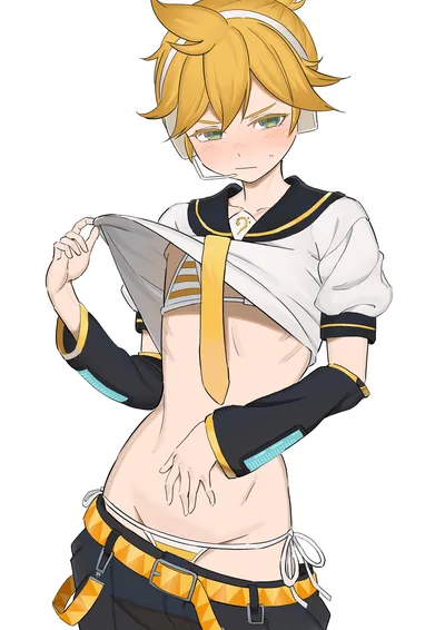 Kagamine len - artwork by Hatsune_Teto