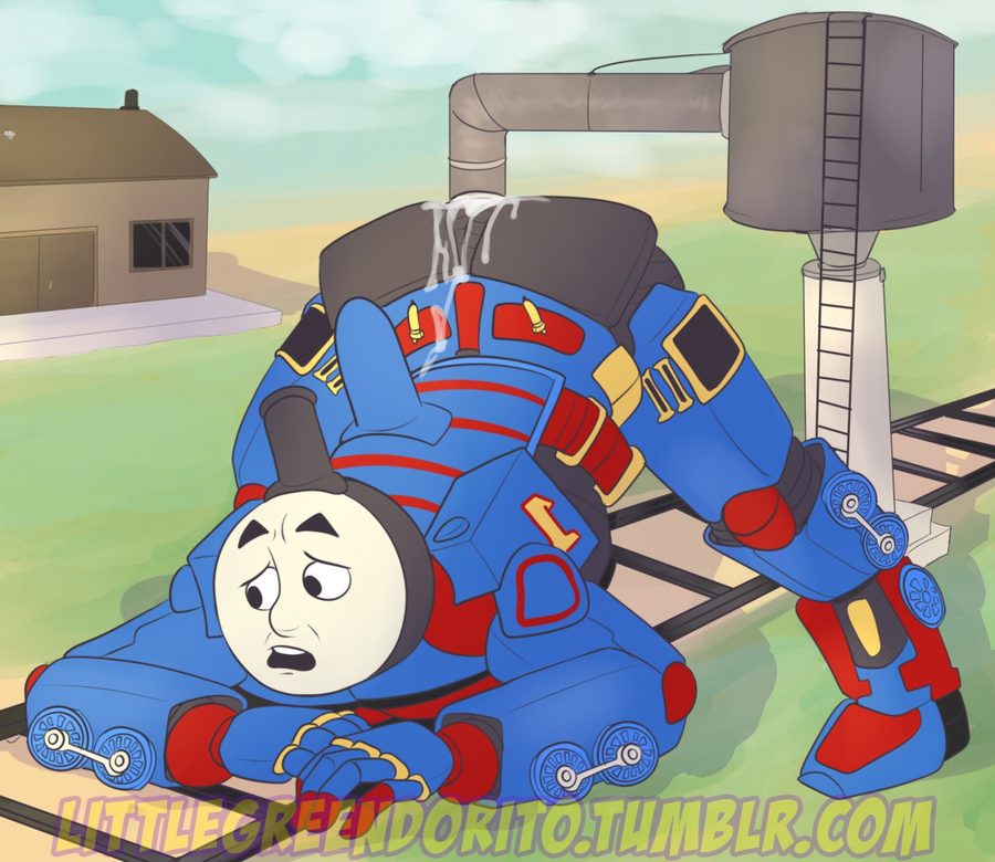 Thomas the tank engine - artwork by shadowpelt