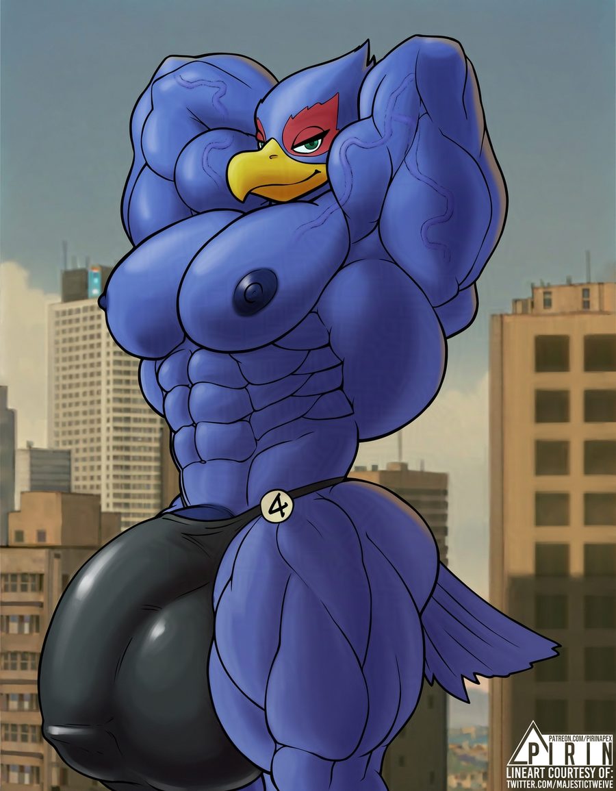 Falco lombardi - artwork by neonavis