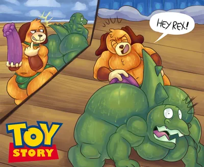 Rex (toy story) - artwork by furryonline1