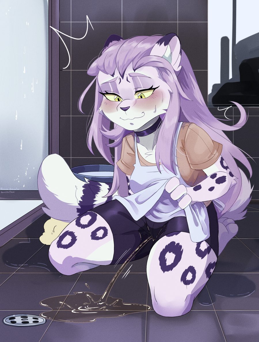 Anthro, bathroom - artwork by hakkids2