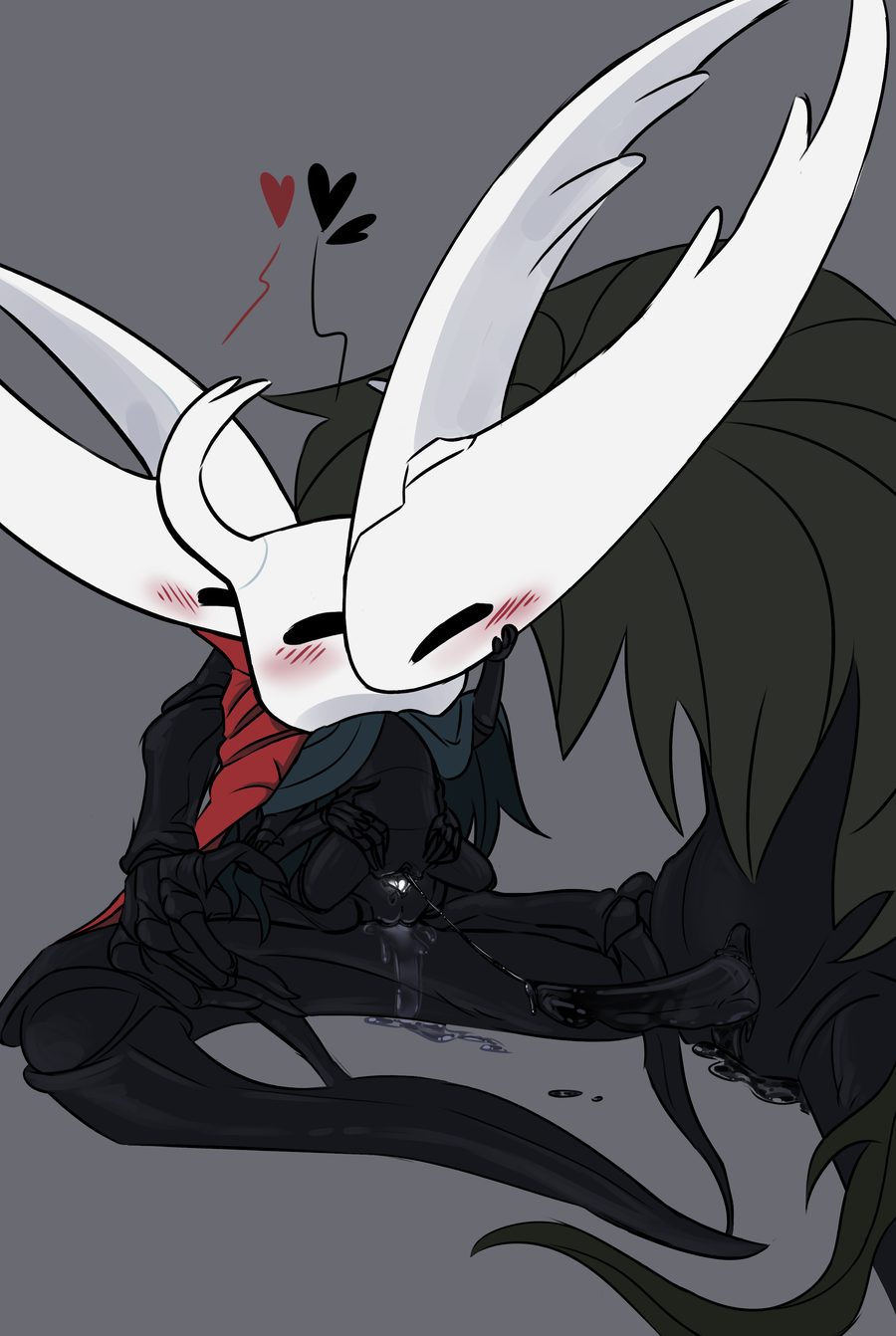 Hollow knight (character) - artwork by queenofdoom