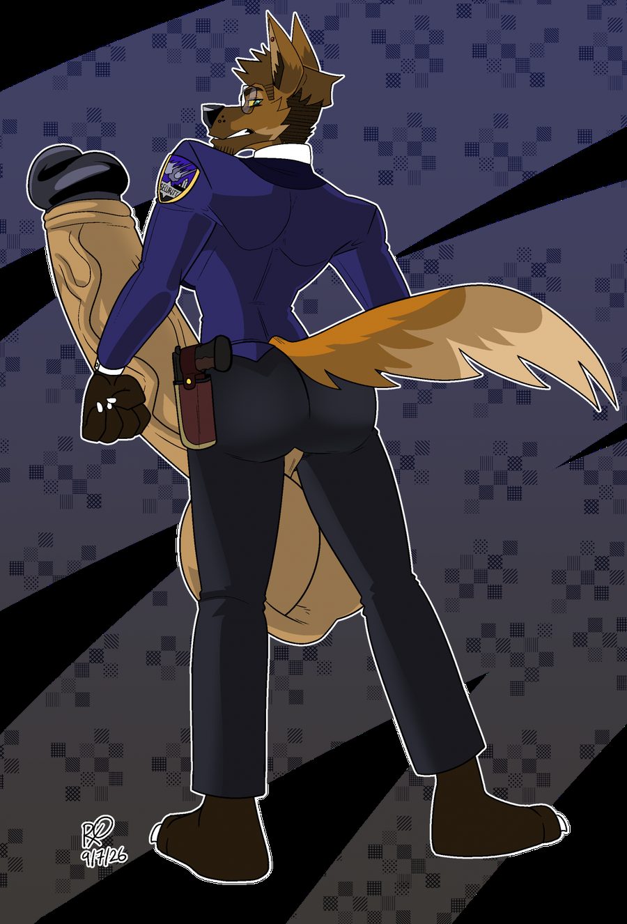 Anthro, artist name - artwork by rxq