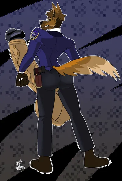 Anthro, artist name - artwork by rxq