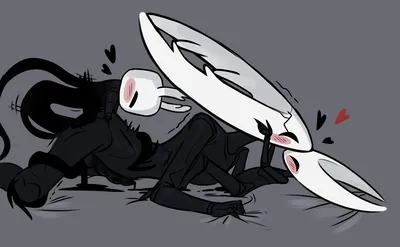 Hollow knight (character) - artwork by queenofdoom