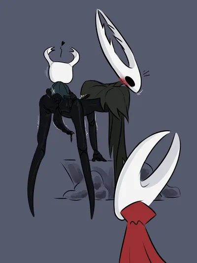 Hollow knight (character) - artwork by queenofdoom