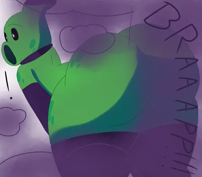 Peashooter (pvz) - artwork by enyel