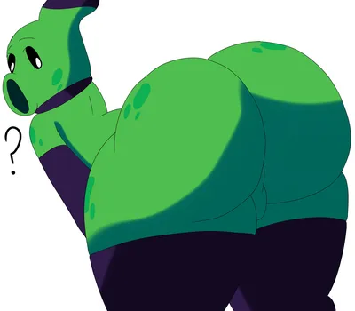 Peashooter (pvz) - artwork by futballing