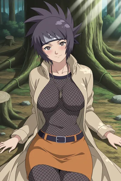 Anko mitarashi - artwork by digitalwaifugallery