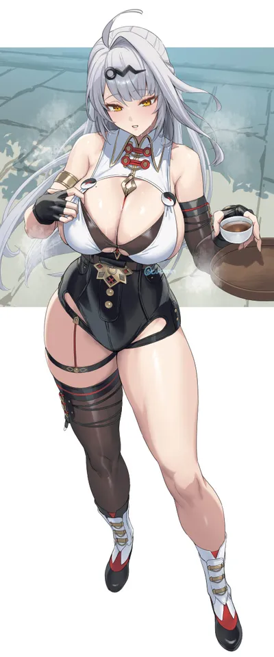 Yixuan (zenless zone zero) - artwork by cuboon