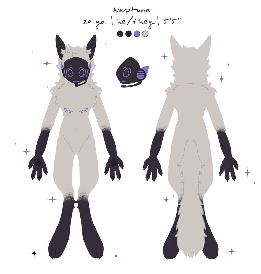 Protogen - artwork by birzavr