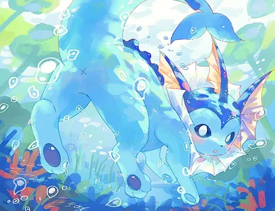 Eeveelution - artwork by bot